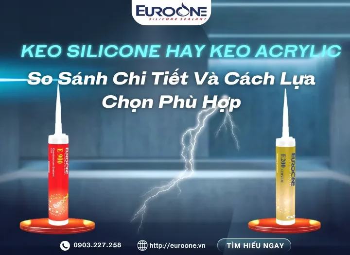 Keo silicone hay keo acrylic