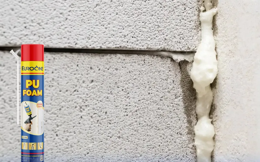 Keo bọt nở PU Foam có khả năng lấp đầy các khoảng trống và khe hở mà nhiều vật liệu thông thường khó xử lý