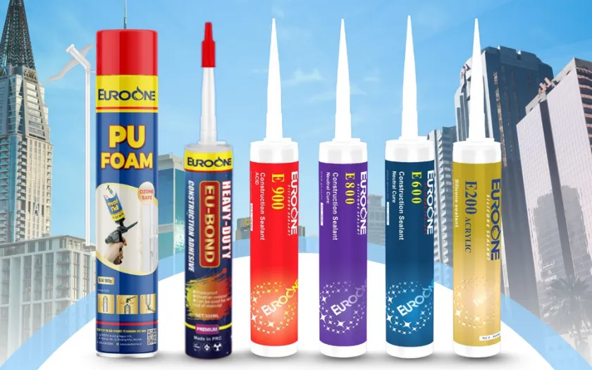 Các dòng keo silicone và keo bọt nở từ Euroone Silicone được đánh giá cao 